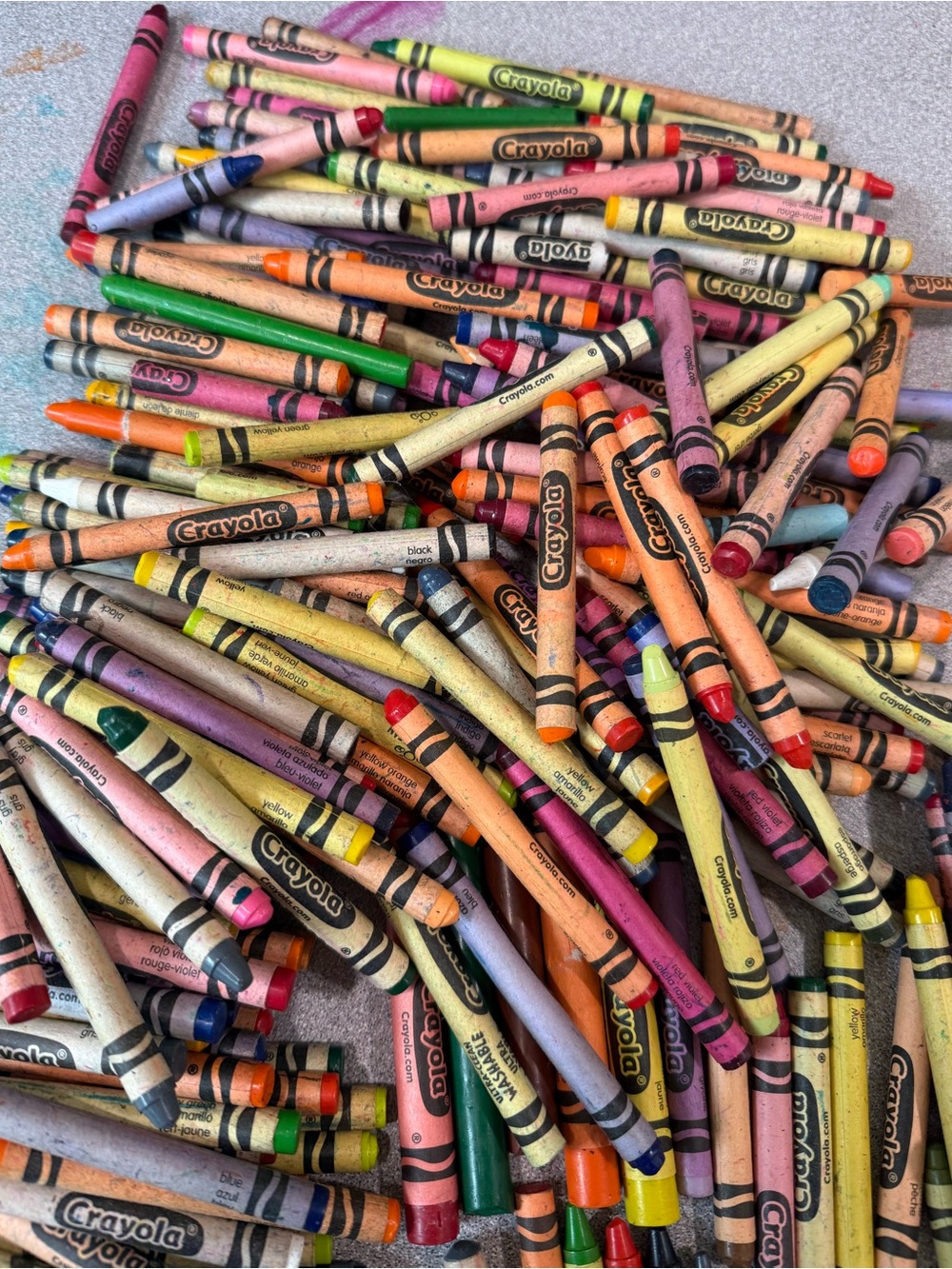 3+ lbs Crayola Crayons Bulk Lot. Arts & Crafts, School Supply, Melting Craft